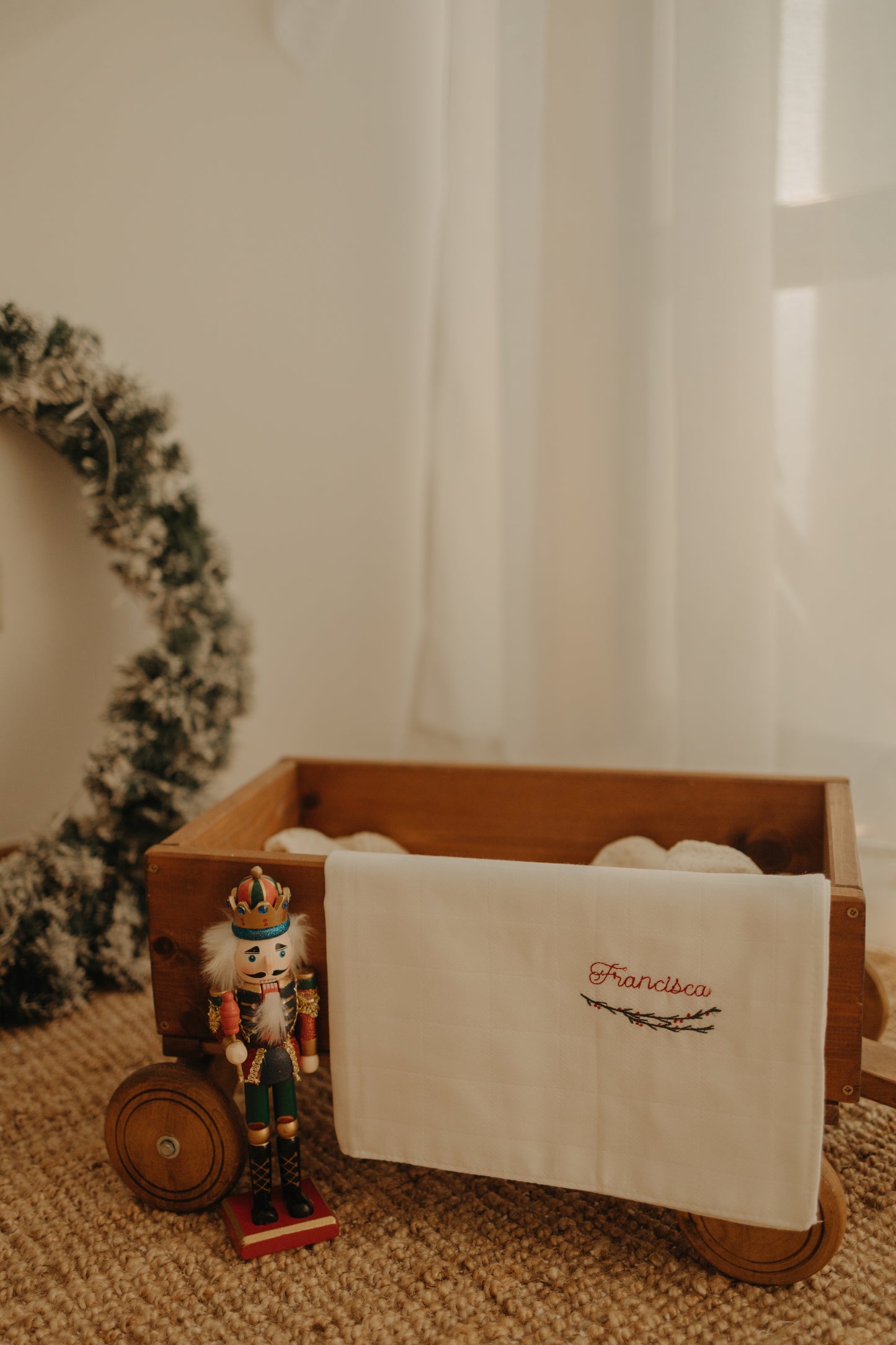 Fralda de Pano Natal - Folhagem