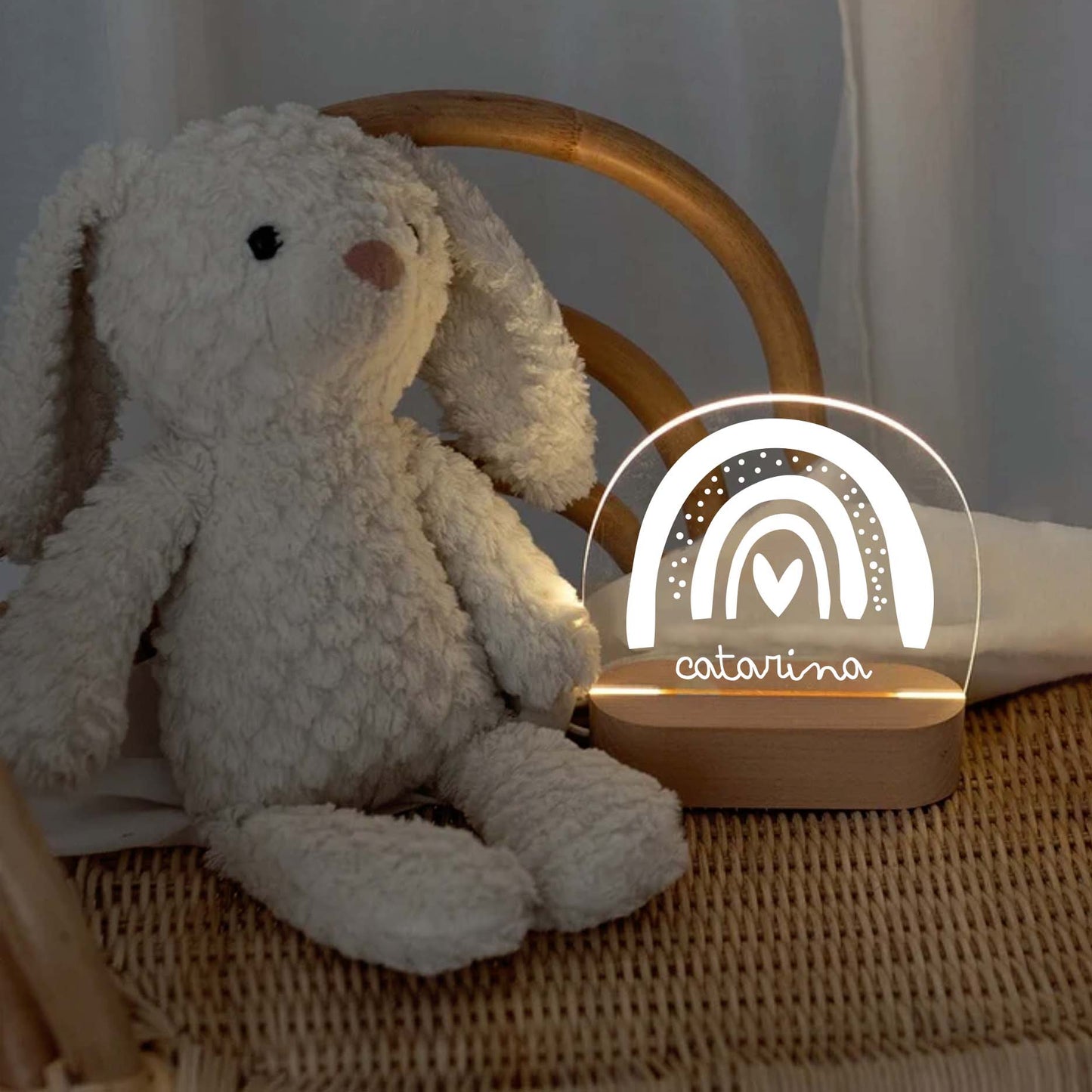 Candeeiro de Mesa Led Arco Íris