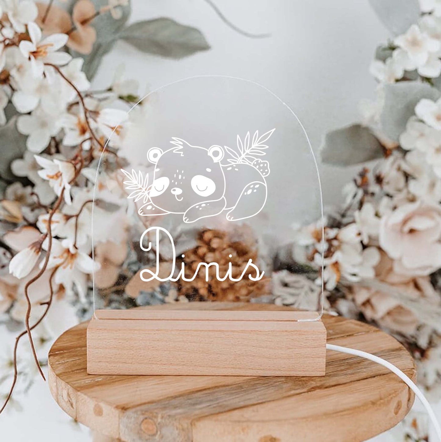 Candeeiro de Mesa Led Panda