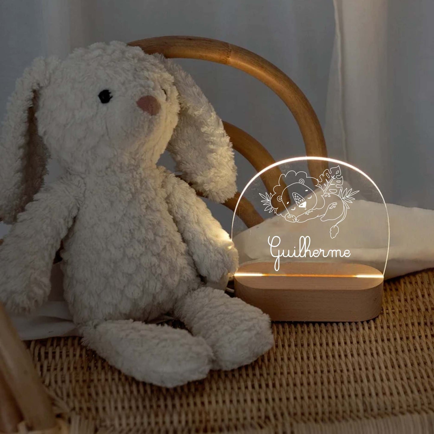 Candeeiro de Mesa Led Leão