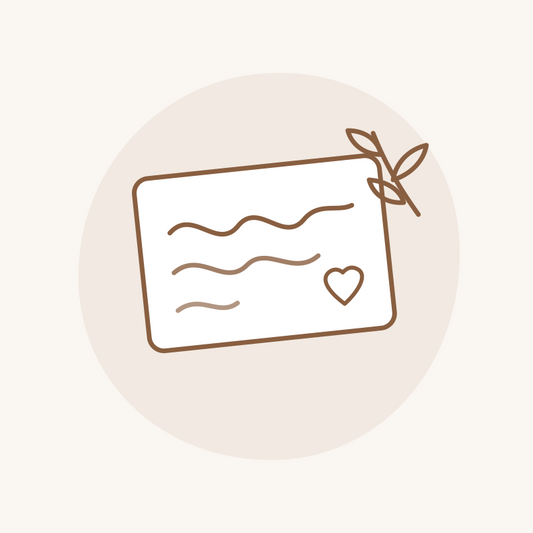 Cartão com mensagem manuscrita | Little Bunny