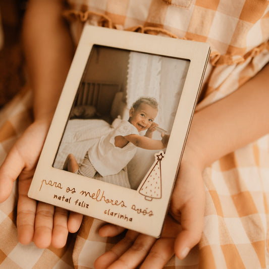 Presente Natal Avós - Moldura Fotografia