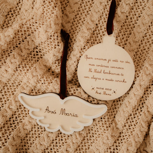 Ornamento Árvore Natal - Em memória
