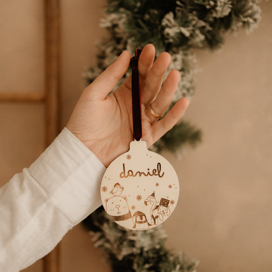 Ornamento Árvore Natal - Animais Natalícios