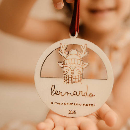Ornamento Árvore Natal - O Meu Primeiro Natal