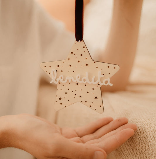 Ornamento Árvore Natal - Estrela