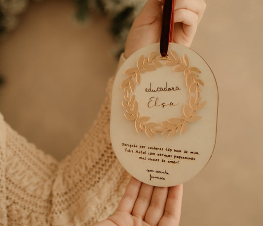 Conjunto Postal de Natal + Ornamento Árvore