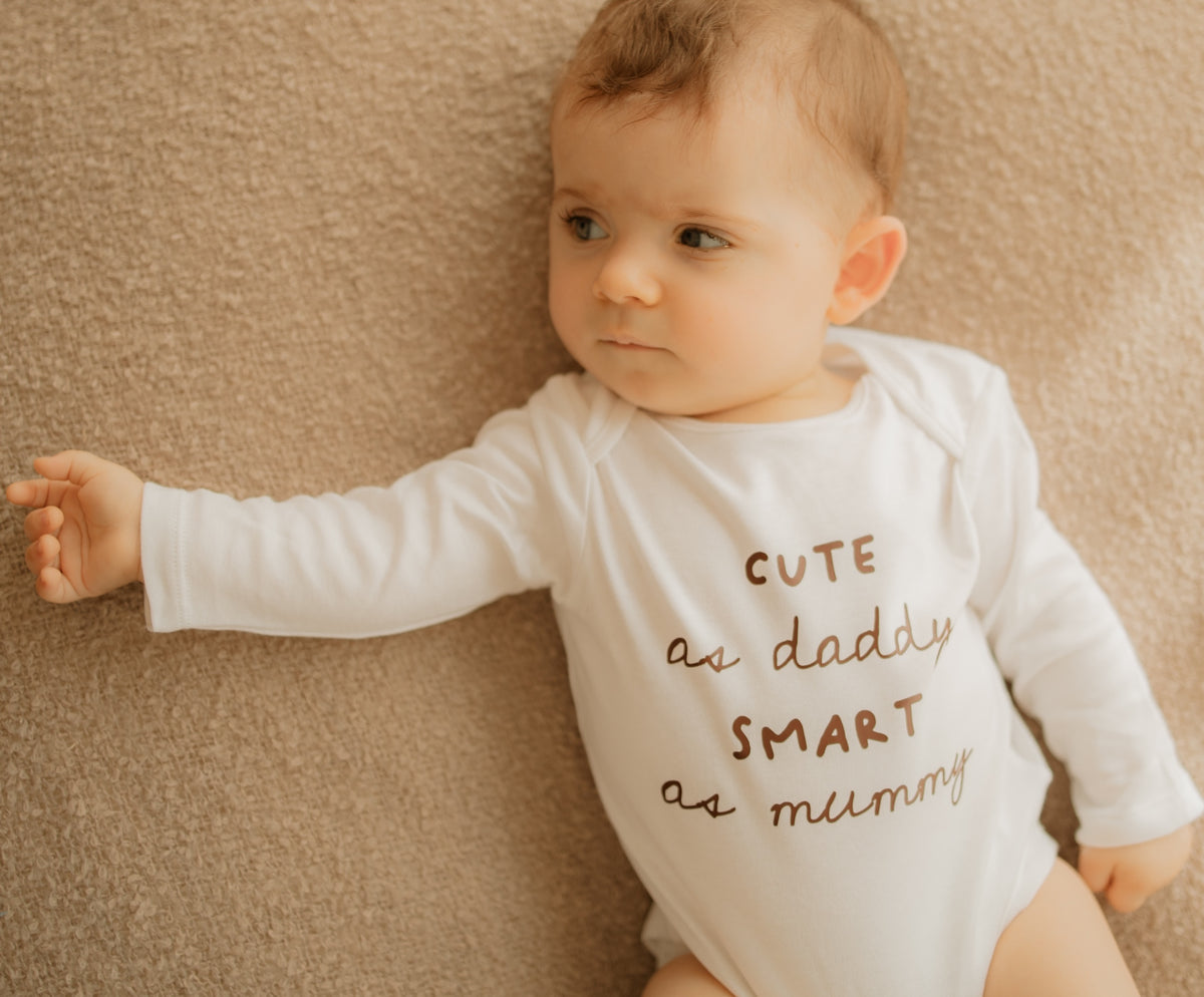 Body Bebé | Cute as Daddy, Smart as Mummy | Little Bunny