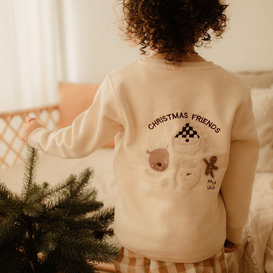 Sweater Natal Bordada - Christmas Friends
