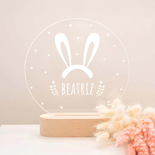 Candeeiro de Mesa Led Coelhinha