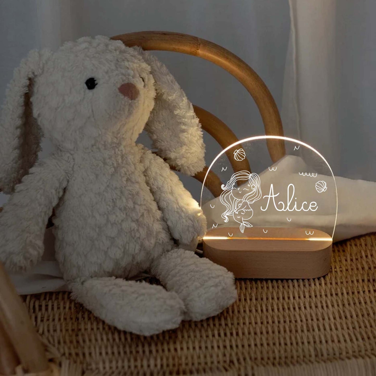 Candeeiro de Mesa Led Sereia