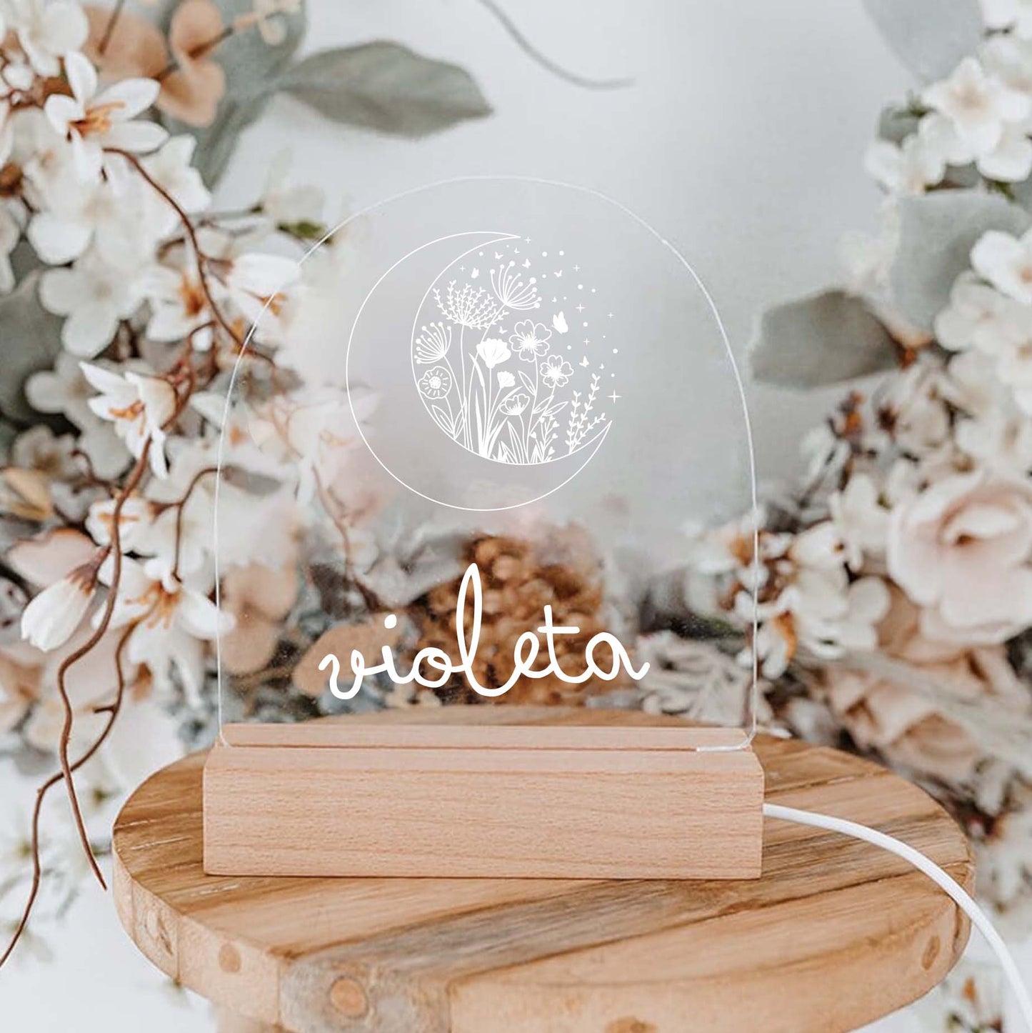 Candeeiro de Mesa Led Lua