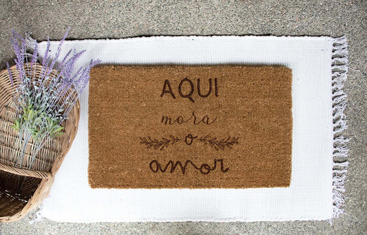 Tapete - Aqui mora o amor